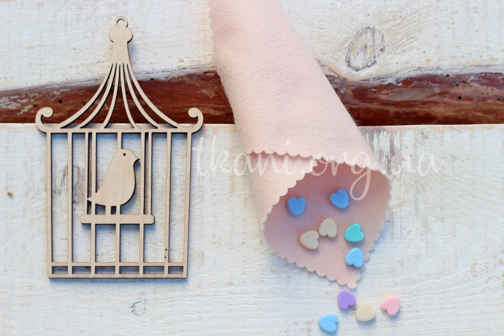 Фетр корейський м'який 1,2 мм для рукоділля і творчості 40*30см, RN-22, тілесний, фото 1