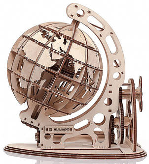 Глобус Mr. Play Wood Колекційна 3D-модель, фото 2
