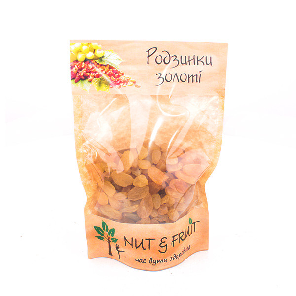 Сухофрукти Nut&Fruit — Родзинки золотий 150 грамів