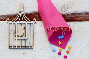 Фетр корейський м'який 1,2 мм для рукоділля і творчості, 20*30см, RN-42, рожевий