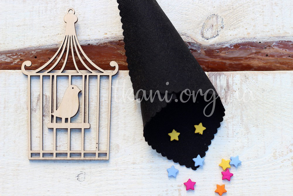 Фетр корейський м'який 1,2 мм для рукоділля і творчості 20*30см, RN-31, чорний, фото 1