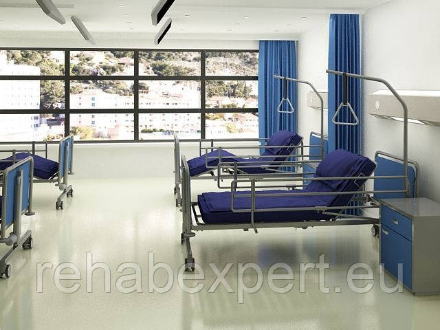 Електрична Посилена Медична Ліжко Electrically operated hospital bed Taurus Med max 210kg