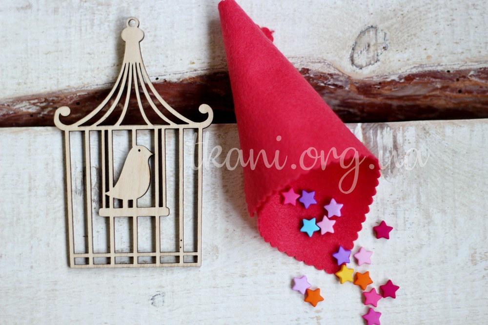 Фетр корейський м'який 1,2 мм для рукоділля і творчості, 100*110см, RN-43, малиновий, фото 1