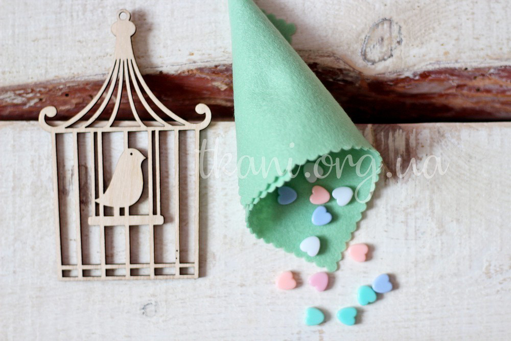 Фетр корейський м'який 1,2 мм для рукоділля і творчості, 40*30см, RN-47, трав'яний, фото 1