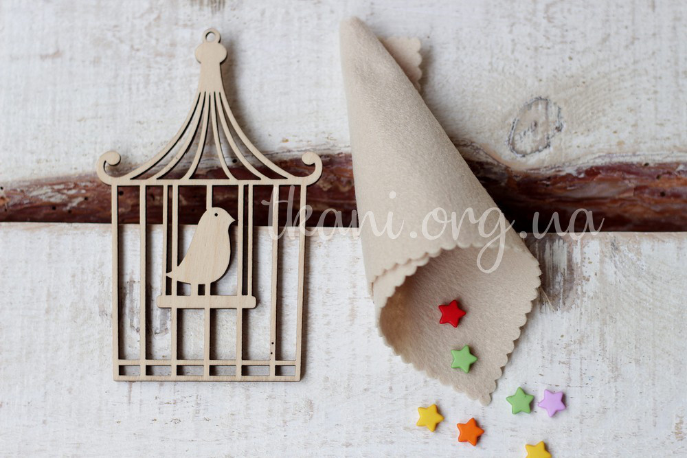 Фетр корейський м'який 1,2 мм для рукоділля і творчості, 100*110см, RN-33, бежевий, фото 1