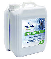 Хімія для басейнів Froggy Algyrid L210 5 л — Рідкий препарат для видалення водоростей.
