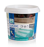Хімія для басейну PG chemicals,PG-35 Шок Bluetab 56% в таблетках 20г, 1 кг