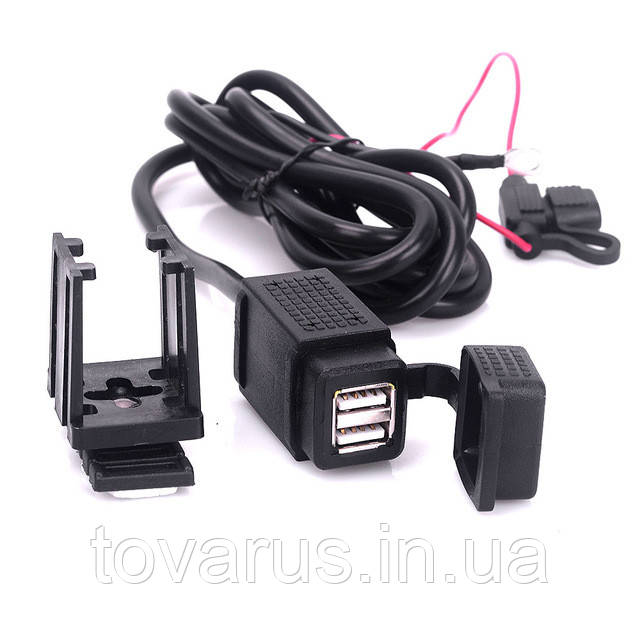 USB юсб зарядка для мотоцикла скутера мопеда універсальна