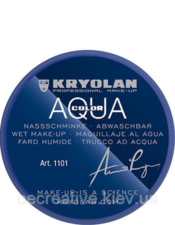 Синій аквагрим AQUACOLOR 8 мл (відтінок 510)