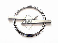 Эмблема Opel на двухстороннем скотче (d-98мм, l(длина)-130мм) - Значок с логотипом Опель