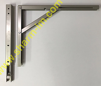 Механізм відкидного столу 400х300 мм Сірий - (Польща до 100 кг) ПАРА