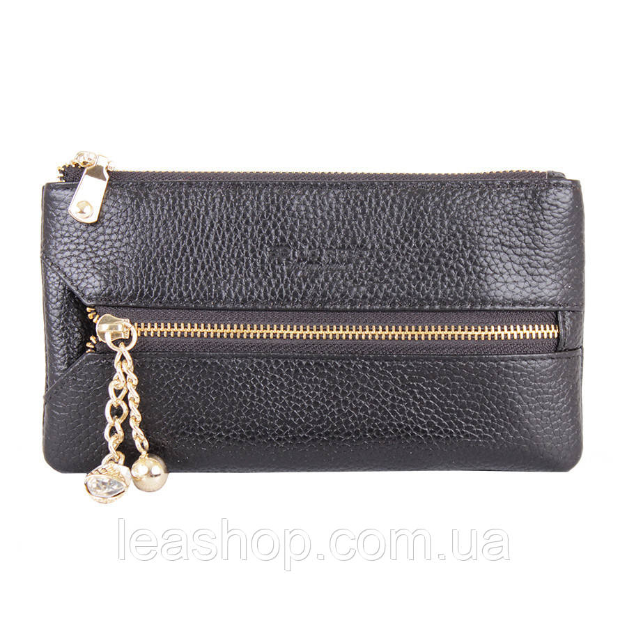 Ключница черная с отделением для телефона, фото 1