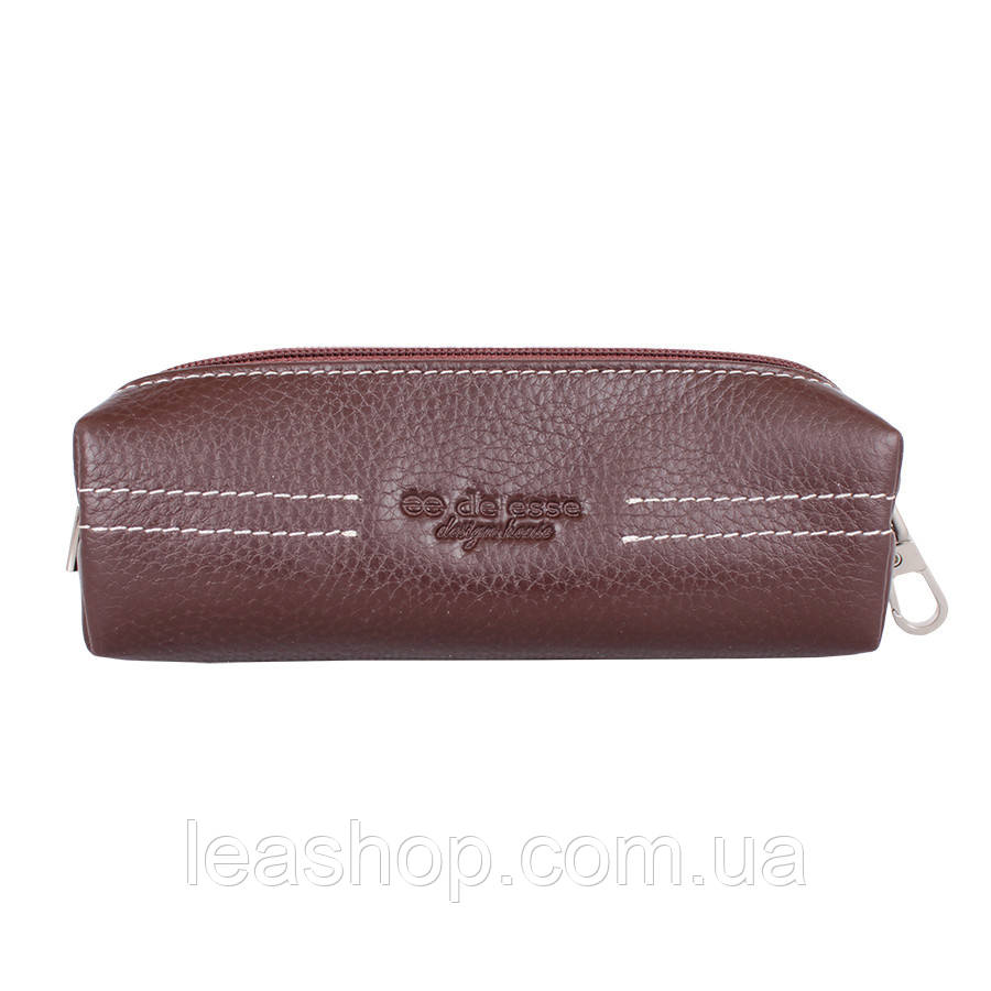 Ключниця коричнева з натуральної шкіри, фото 1