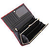 Гаманець в класичному стилі червоний, фото 4