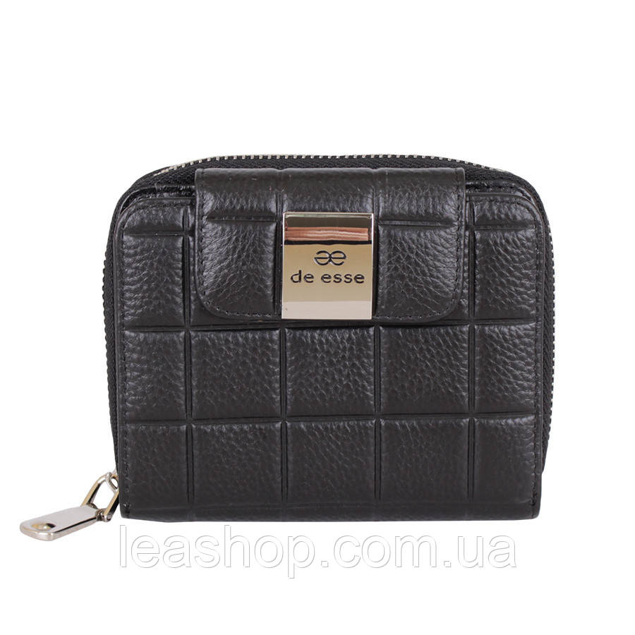 Гаманець чорний з монетницею на змійці, фото 1