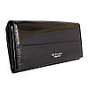 Жіночий гаманець чорний з кишенями, фото 3