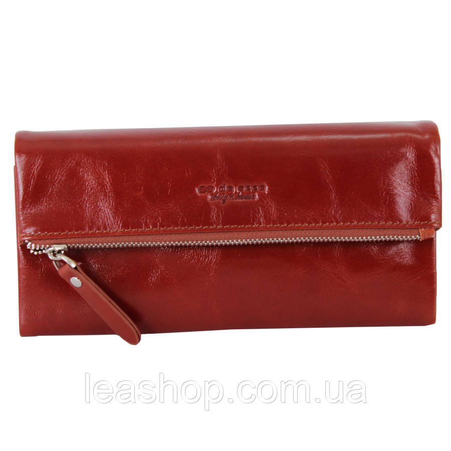 Гаманець Коричневий на блискавці, фото 1