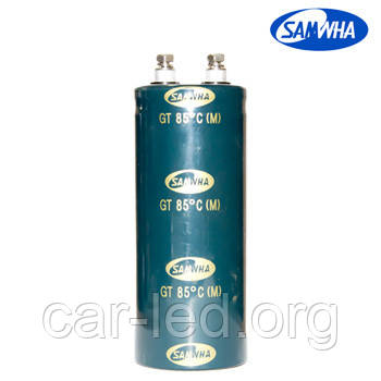 3300mkf - 250v GT 51*100 SAMWHA (клеми з гвинтовим кріпленням) -25°C ~ + 85°C