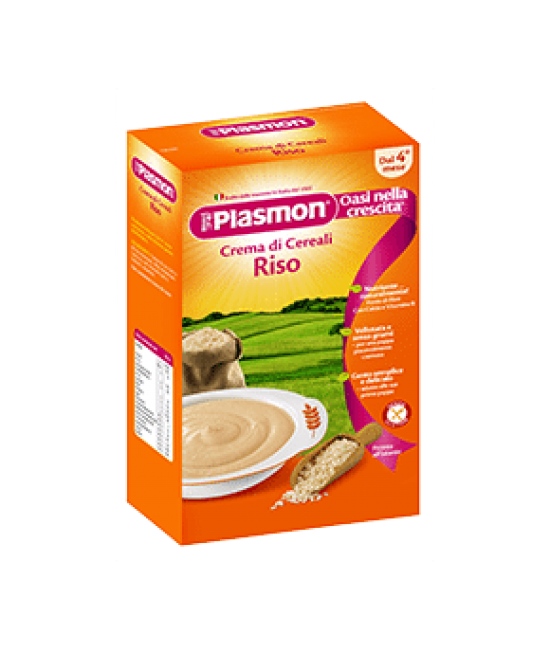 Каша Plasmon Crema di Cereali Riso від 4 міс. 230гр