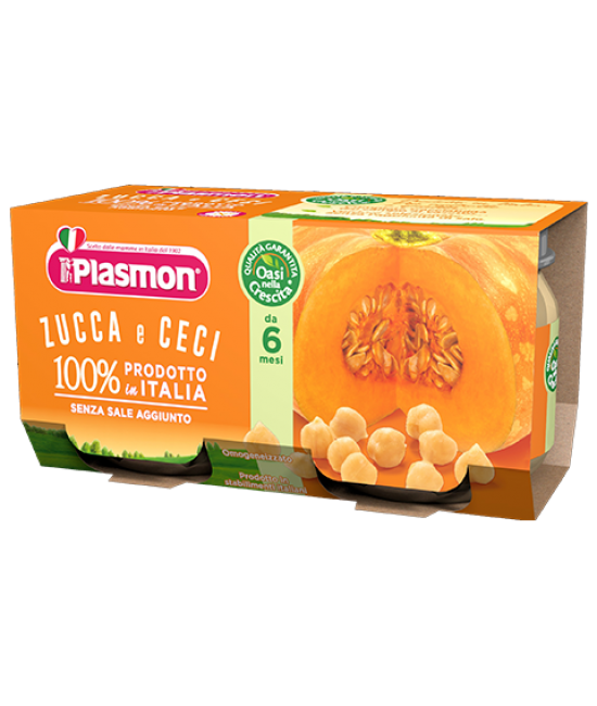 Пюре Plasmon Ceci con zucca 2х80гр