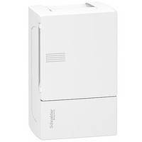 Щит наружн 4 модуля 1 ряд белые двери MINI PRAGMA Schneider Electric MIP12104