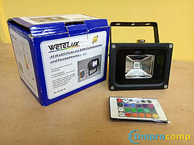 Прожектор зовнішній різнобарвний 10W LED