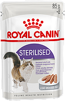 Консервы для стерилизованных кошек от 1 года Royal Canin Sterilised паштет 85 г