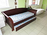 Дерев'яне ліжко Аріадна з ящиками, фото 2
