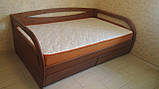 Дерев'яне ліжко з ящиками Баварія, фото 3