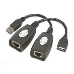 USB подовжувач за RJ45 витій парі HLV до 50м (N000457)