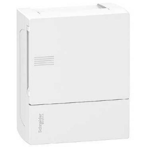 Щит зов 6 модулів 1 ряд білі двері MINI PRAGMA Schneider Electric MIP12106