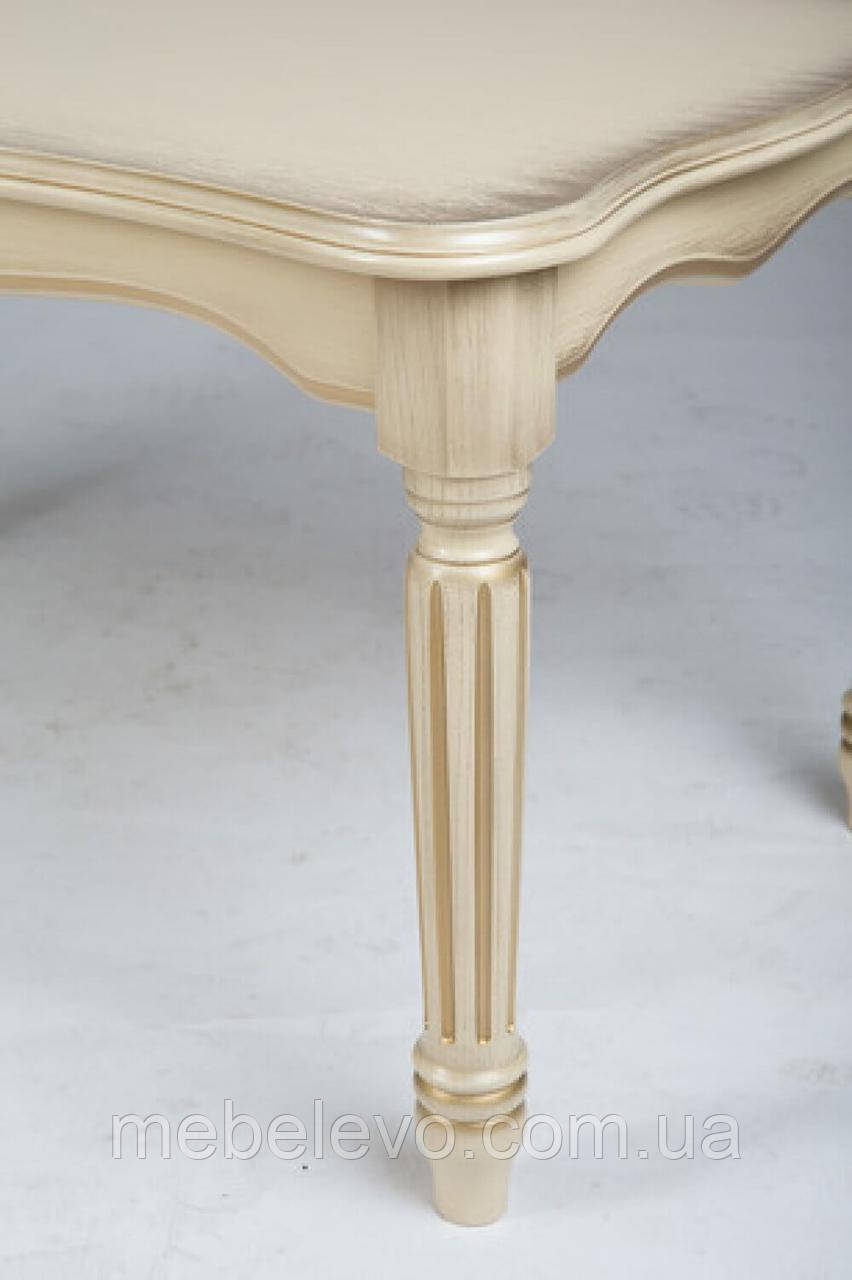 Палермо стол журнальный Венецианский 520х1000х600мм слоновая кость + золото Микс - фото 4 - id-p723189594