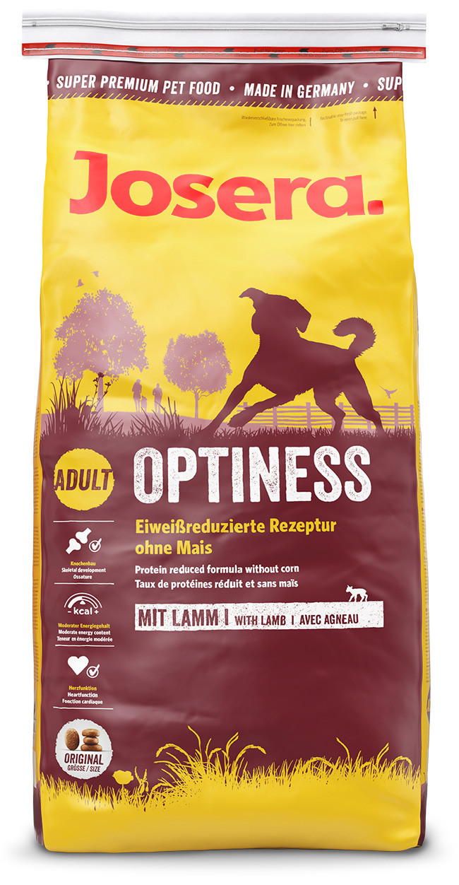 Корм для собак Josera Optiness (Йозера Оптинес)беззерновой корм з ягням і картоплею, 900 г