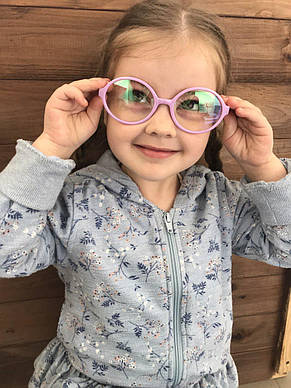 Дитячі окуляри для стилю Рожеві 2001-6, фото 2