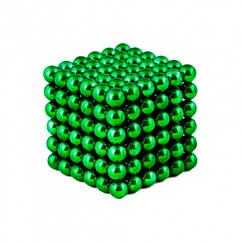 Неокуб NeoCube Кольоровий Зелений [5 мм * 216 кульок] + Металева Коробка в Подарунок