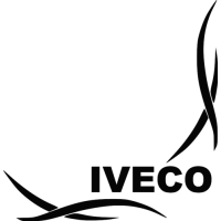 Виниловые наклейки на углы " IVECO " 25х30 см 2 шт