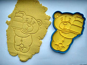 3D-формочки-вирубки для пряників "Ведмедик 11"