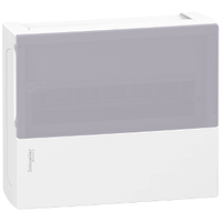 Щит наружн 12 модулей 1 ряд дымчатые двери MINI PRAGMA Schneider Electric MIP12112T