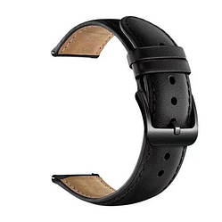 Шкіряний ремінець Primo для годинника Xiaomi Huami Amazfit SportWatch 2 / Amazfit Stratos - Black