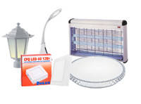 Світильники та комплектуючі для освітлення