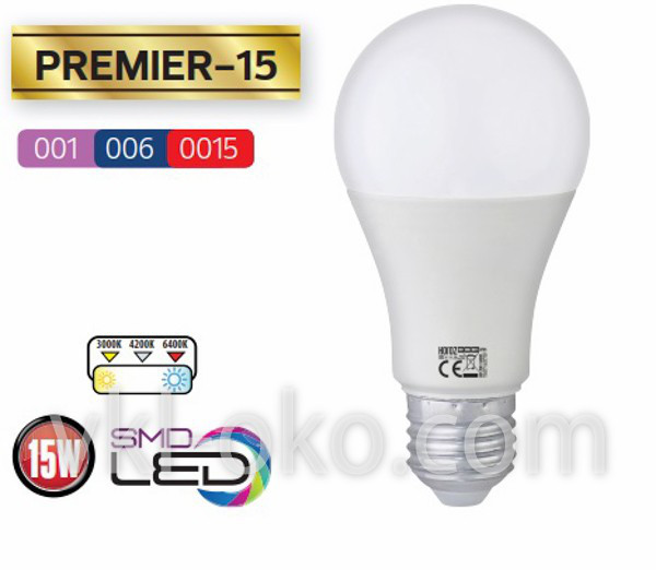Светодиодная лампа LED Horoz PREMIER-15 4200к - фото 2 - id-p723325295