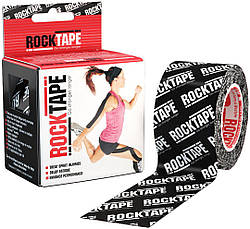 Кінезіо тейп Rock Tape Design Чорний 5см*5м