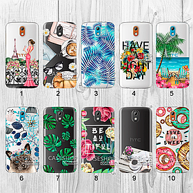 Силіконовий чохол із малюнком для HTC Desire 326G (new collection)