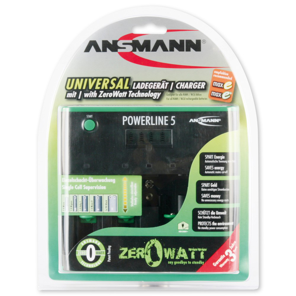 Зарядное устройство Ansmann Power Line 5 Zero-Watt - купить по лучшей ...