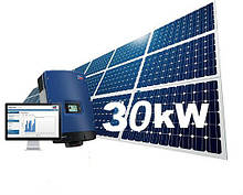 Сонячна електростанція для зеленого тарифу на 30кВт. Інвертор Fronius панелі JinkoSolar