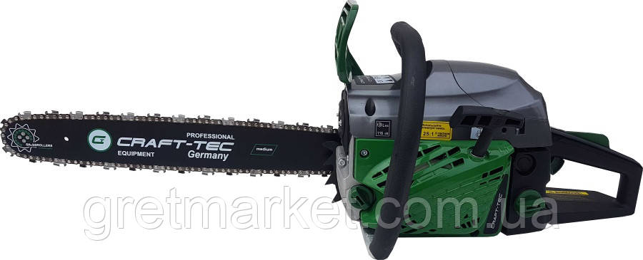 Бензопила Craft-tec CT-7007 (2шіни, 2цепі), фото 1