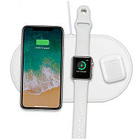 Qitech AirPower Apple Watch QI fast Wireless Charging White (QT-AP-01