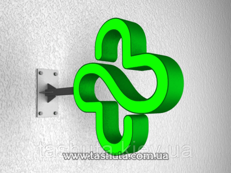 Световой аптечный крест "Лента"  800х800 мм Ташута  (11-33220-02)