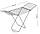 Алюмінієва сушарка для білизни підлогова Elegant 18 м,, фото 2