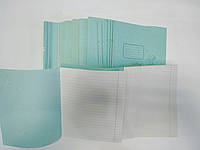 Тетрадь школьная фоновая 18 листов В5 формат белый лист клетка линия косая в ассортименте